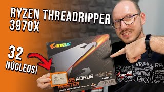 Ryzen Threadripper 3970X colocamos o MONSTRÃO de 32 núcleos PRA TRABALHAR [upl. by Alrak986]