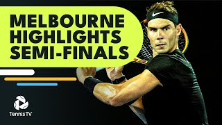 Nadal vs Ruusuvuori Dimitrov vs Cressy  Melbourne 2022 SemiFinal Highlights [upl. by Aimar]