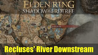 How to get to Recluses River Downstream Elden Ring DLC [upl. by Nohtanoj]