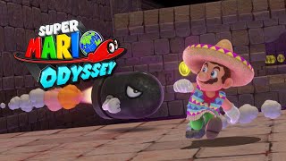 Super Mario Odyssey  Sand Kingdom  The Bullet Bill Maze Side Path 33880  100 Walkthrough [upl. by Annij]