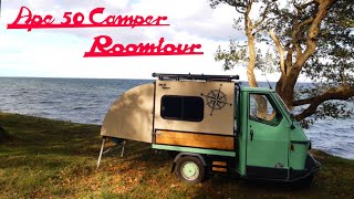 Ape 50 Camper  Teil 3  Roomtour [upl. by Lockhart]