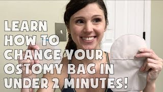 Learn how to change your ostomy bag in under 2 minutes [upl. by Oigroig]