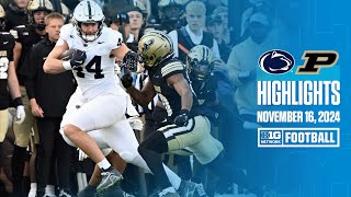 Penn State at Purdue  Highlights  Big Ten Football  11162024 [upl. by Pinelli]