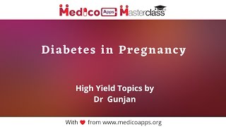 Diabetes in pregnancy [upl. by Anelaj]