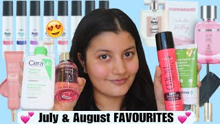 Monthly Favourites  July amp August  Love These Products [upl. by Ocirnor776]