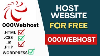 000webhost Free Hosting Tutorial How to Create a Free Website with 000WebHost [upl. by Niamrej604]