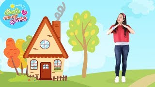 Yo Tengo Una Casita I Have a Little House  Spanish Action Songs for Kids [upl. by Endora165]