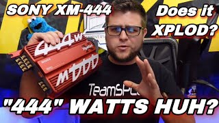 Sony XM444 Amp Dyno  444 Watts of fury [upl. by Yramanna]