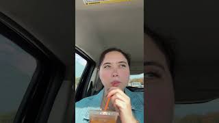 Dunkin’s Potion Iced Macchiato food foodreview [upl. by Nanreik]