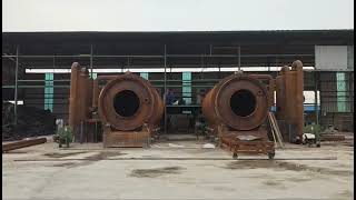 10Ton Waste Tyre Pyrolysis Plant Cost pyrolysisplant pyrolysis wastetoenergy wastemanagement [upl. by Yerggoeg]