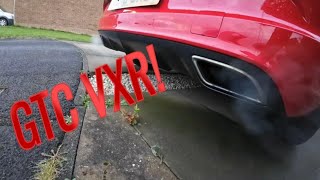 Vauxhall Astra GTC VXR exhaust sound Cold start [upl. by Ednil]