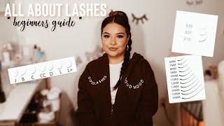 ALL ABOUT EYE LASH EXTENSIONS  beginners guide [upl. by Mchail]