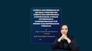 180 dias de licençamaternidade quem pode ter direito [upl. by Goetz700]