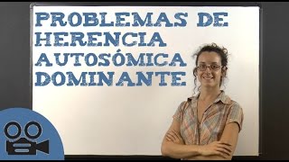 Problemas de herencia autosómica dominante [upl. by Nirred]