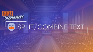 Transform Your PowerPoint Workflow with SplitCombine Text  pptXTREME Demo [upl. by Neerom85]