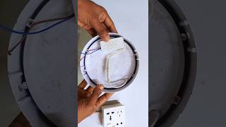 How to Fix Round LED Light led bulb shorts short [upl. by Martijn]