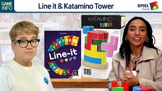 Line it amp Katamino Tower Gigamic  Spiel Essen 2023 [upl. by Nellahs346]