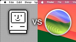 macOS 1 vs macOS 14 40 years of Mac [upl. by Martino]