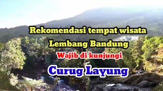 Rekomendasi tempat wisata lembang bandung yang harus di kunjungi curug layung gaiss⁉️ [upl. by Shandeigh571]