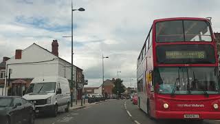 Driving On Bristol Road Northfield Shopping Area Birmingham UK [upl. by Arihppas]