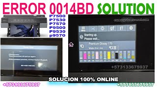 How to fix 0014BD reset Epson SCP7500 P7530 P7570 SCP9500 P9530 P9570 Online solution 🖨️✅✅ [upl. by Rehpoitsirhc964]