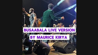 Busaabala  Maurice kirya  Gilberto plays double bass with Kampala jazz orchestra [upl. by Airetnahs]