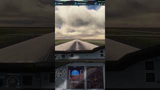 FlyByWire A380 landing Denver with crosswind [upl. by Meras210]