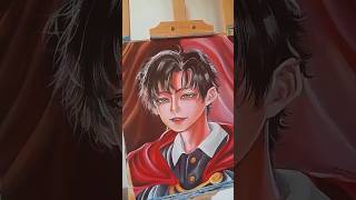 Painting Damian in my Artstyle art painting fypシ゚ anime damiandesmond [upl. by Landan388]