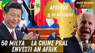 peyi azi sa bat yon rekò li pral envesti 50 milliards de dollars en afrik  ton sam fache [upl. by Mindy595]