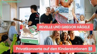 Revelle amp Gregor Hägele besuchen tapfere Patienten  Kinderklinikkonzert Würzburg 2024 [upl. by Eniamrehc566]