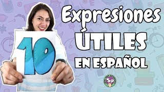 10 expresiones que usamos en español  IDIOMATIC EXPRESSIONS [upl. by Noirad]