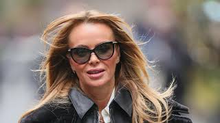 Amanda Holden Arrives at Heart Radio Studios in London [upl. by Eladnwahs]