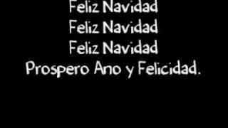 Lyrics  Feliz Navidad [upl. by Aikan]