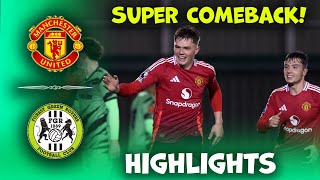 Manchester United U21 v Forest Green  National League Cup  Highlights 09102024 [upl. by Amos]