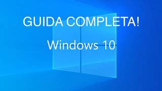 GUIDA COMPLETA ALL’ INSTALLAZIONE DI Windows 10 SU UNA CHIAVETTA USB [upl. by Chiquita82]