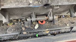 Honda Element Rear Flap Spring Adjustment and Replacement [upl. by Castara]