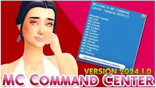 MC Command Center VERSIÓN 202410  LOS SIMS 4 [upl. by Anibor]