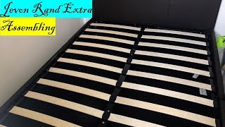 How to Assemble Ottoman Storage Side gas Lift Bed Frame  Complete guide  DIY [upl. by Caesar]