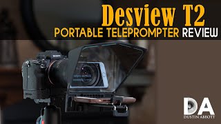 Desview T2 Portable Teleprompter Review  4K [upl. by Yrahca]