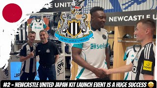 Newcastle United’s ADIDAS Japan kit launch vlog IS INCREDIBLE [upl. by Denae]