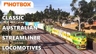 Chasing Classic Australian Streamliner Locomotives Between Sydney And Melbourne Trainz 2022 [upl. by Tarfe976]