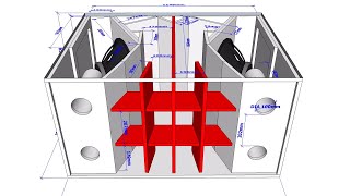 PLAN Dual 18quot Martin MLX Subwoofer Mod [upl. by Collyer]