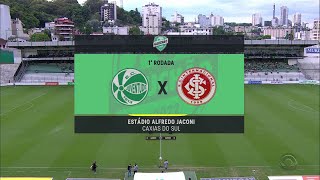 Início da transmissão de Juventude x Internacional pelo Gauchão 2022 na RBS TV 26012022 [upl. by Nico]