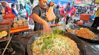 Malaysia Street Food Night Market  Setia Alam Pasar Malam  Part 1  Muslim Stall  马来西亚夜市美食 [upl. by Ziguard]