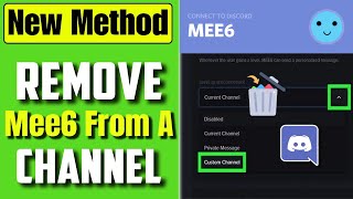 How To Remove MEE6 completely From Discord channel Updated [upl. by Annig]