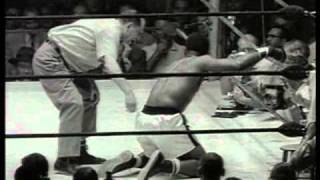 Floyd Patterson vs Ingemar Johansson I  June 26 1959  Round 3 [upl. by Ferdinanda898]