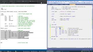 1310 PASCALstyle and STDCALL calling conventions Cstyle calling convention example [upl. by Nies618]