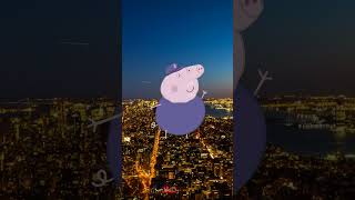 Pop peppa in the New York Pop peppa pig family in New York peppapig pig funny memes newyork [upl. by Ettenuj981]