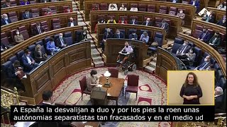 Abascal rechaza un quotmegaestado federalquot que quotse parece demasiado a la europa soñada por Hitlerquot [upl. by Hsara]