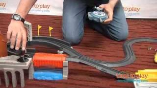 Cars 2 GeoTrax World Grand Prix RC from FisherPrice [upl. by Eignav586]